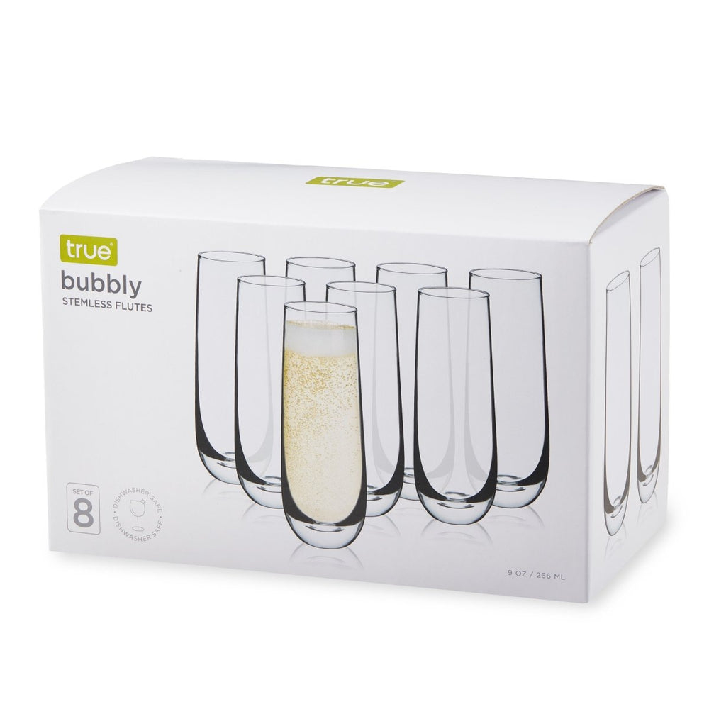 
                      
                        True Stemless Champagne Flutes, Set of 8 - lily & onyx
                      
                    
