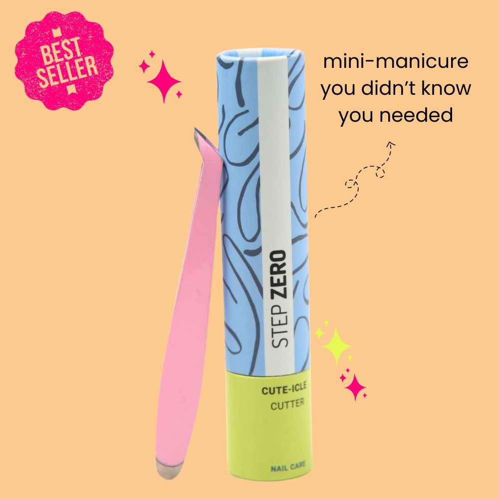 STEP ZERO Cute-icle Cuticle Cutter for Manicures & Pedicures