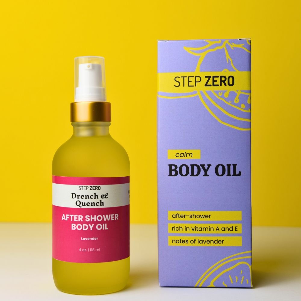 STEP ZERO Night Care Lavender After-Shower Body Oil