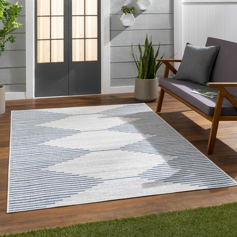 
                      
                        Hauteloom Stephan Blue & Cream Area Rug - lily & onyx
                      
                    