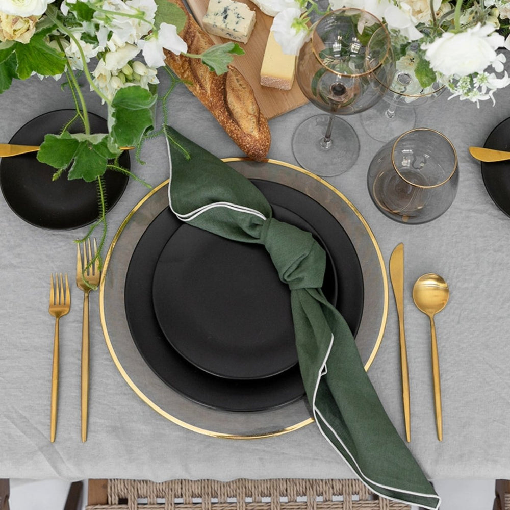 borrowed BLU Stone Washed Linen Napkins, Set of 4 - lily & onyx