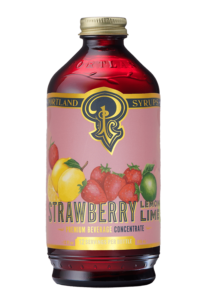 Portland Syrups Strawberry Lemon - Lime Syrup - lily & onyx