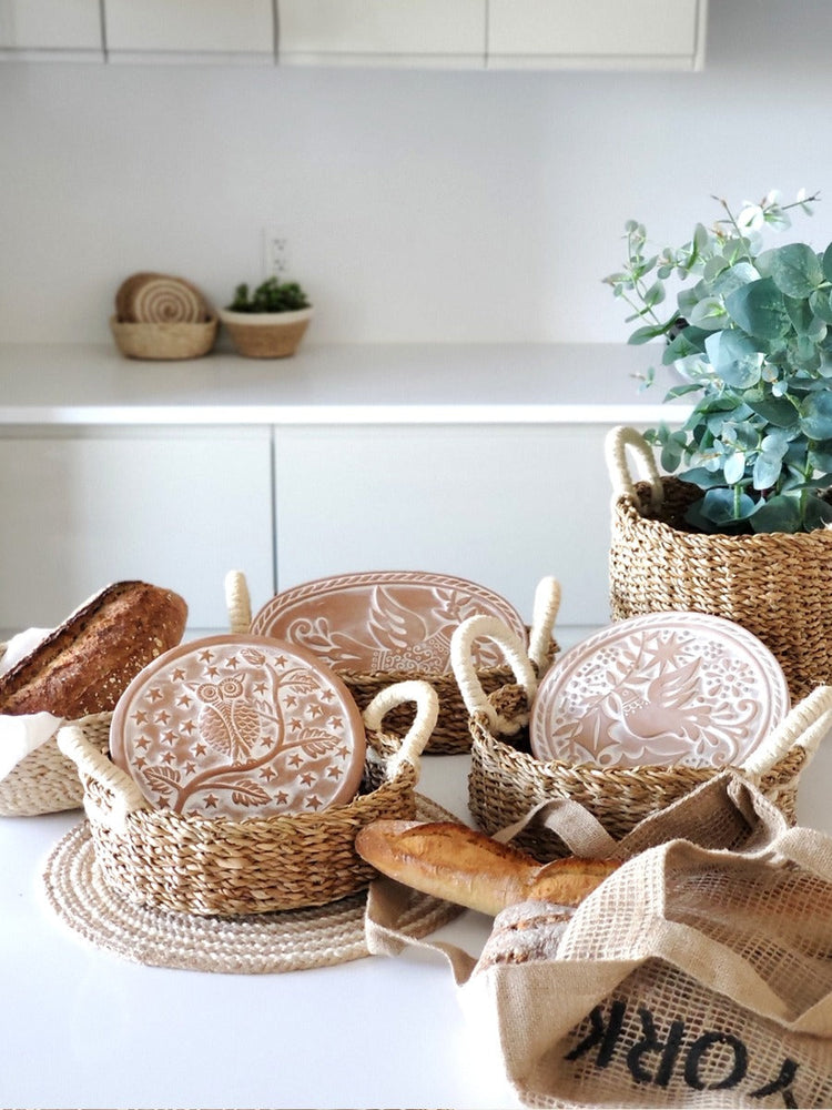 Bread Warmer & Basket, Bird Round
