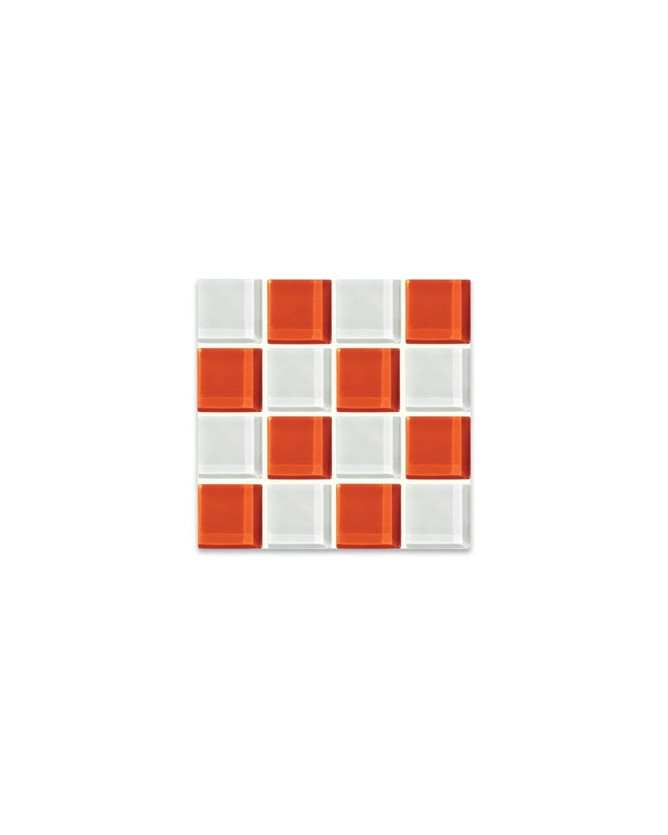 Subtle Art Studios Glass Tile Coaster - Pumpkin Spice Latte Design | Handcrafted