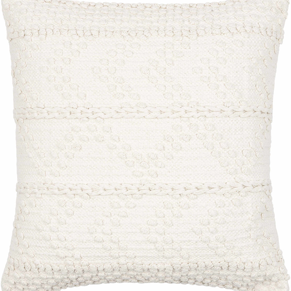 
                      
                        Sumiton White Textured Crochet Cotton Throw Pillow
                      
                    