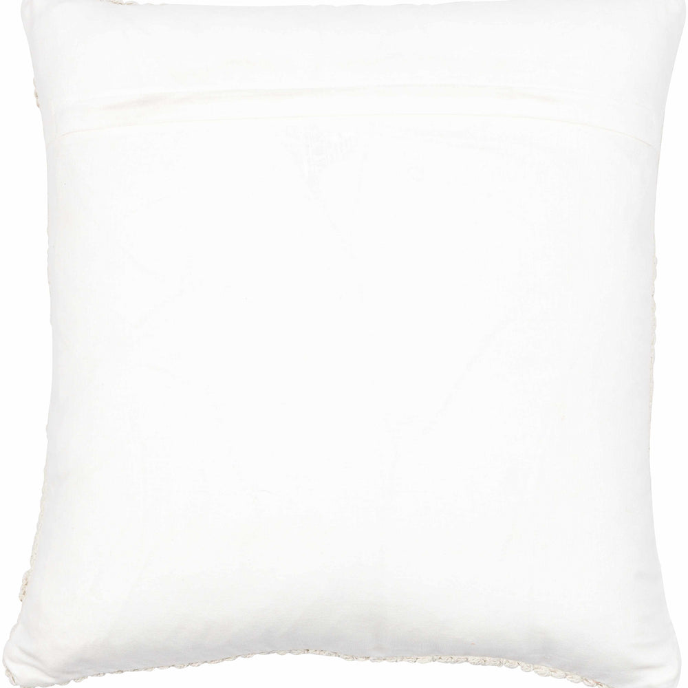 
                      
                        Sumiton White Textured Crochet Cotton Throw Pillow
                      
                    
