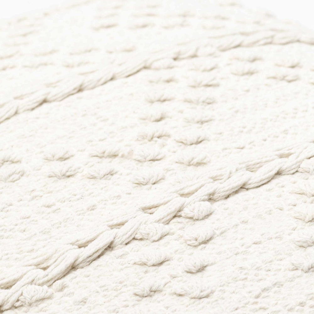 
                      
                        Boutique Rugs Sumiton White Textured Crochet Cotton Throw Pillow - lily & onyx
                      
                    