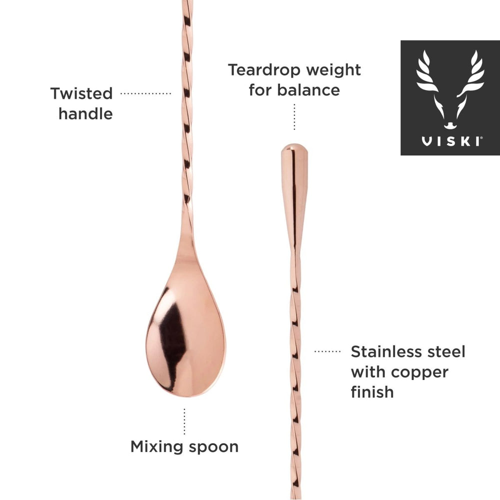
                      
                        Viski Summit 40 cm Weighted Bar Spoon, Copper - lily & onyx
                      
                    