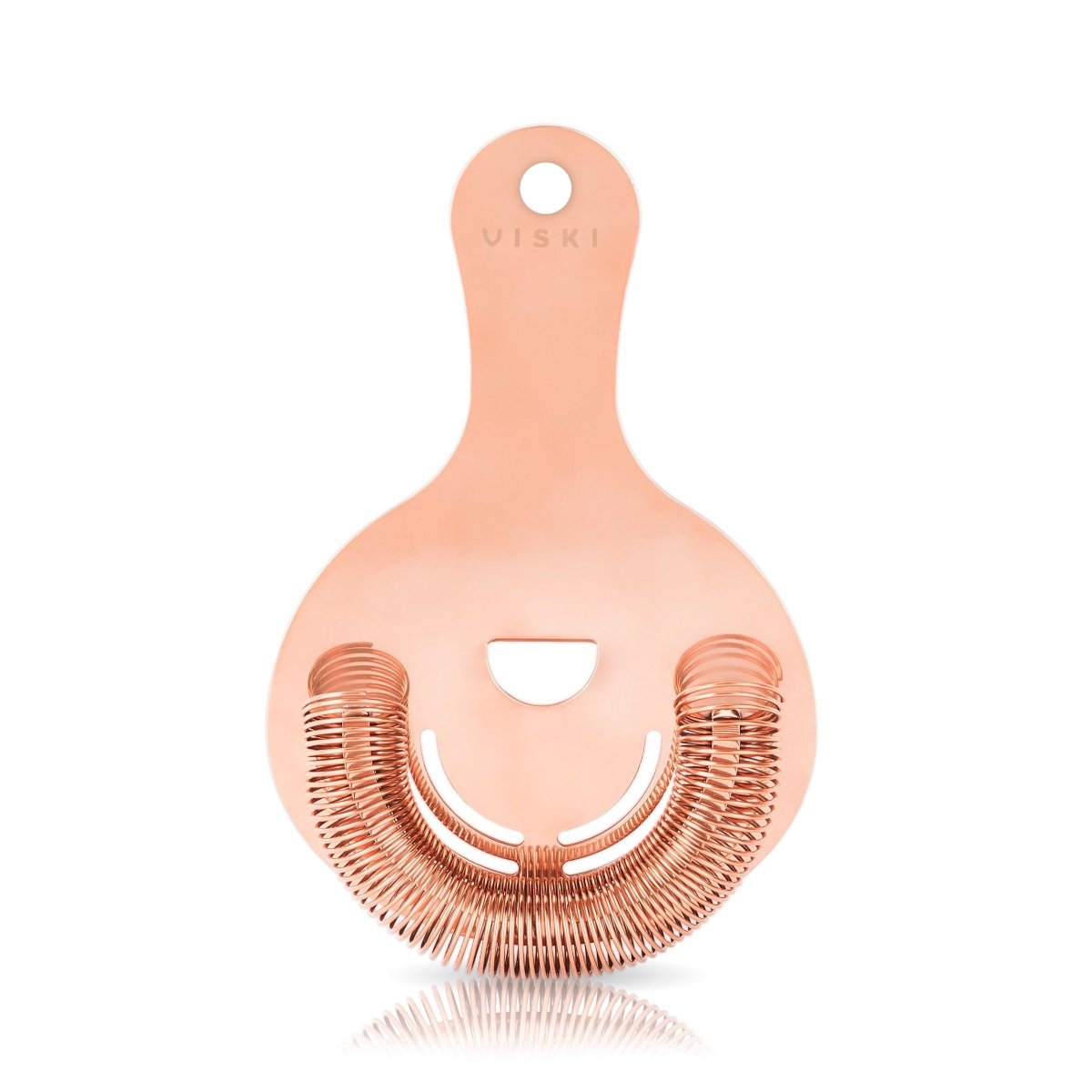 Viski Summit Hawthorne Strainer, Copper - lily & onyx