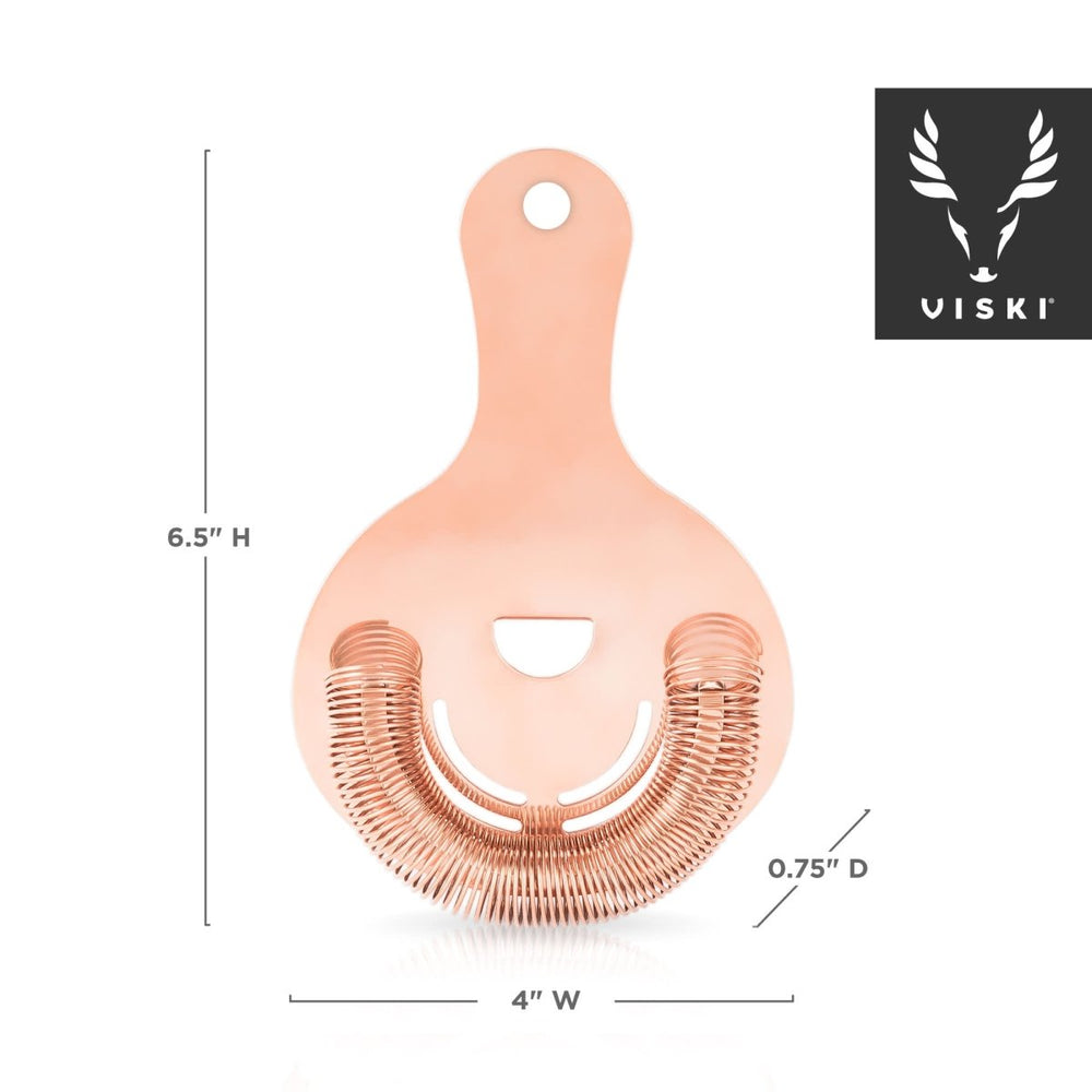 
                      
                        Viski Summit Hawthorne Strainer, Copper - lily & onyx
                      
                    