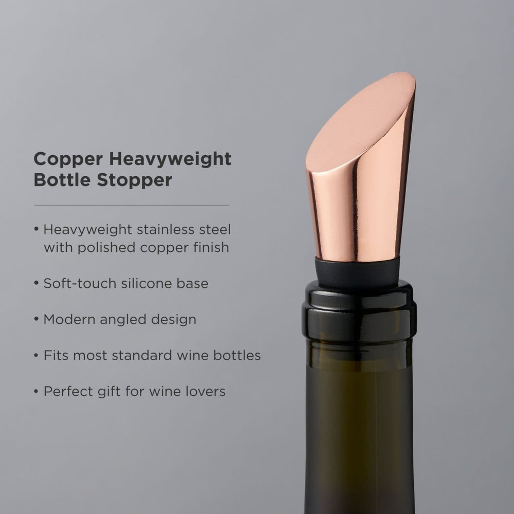 
                      
                        Viski Summit Heavyweight Bottle Stopper, Copper - lily & onyx
                      
                    