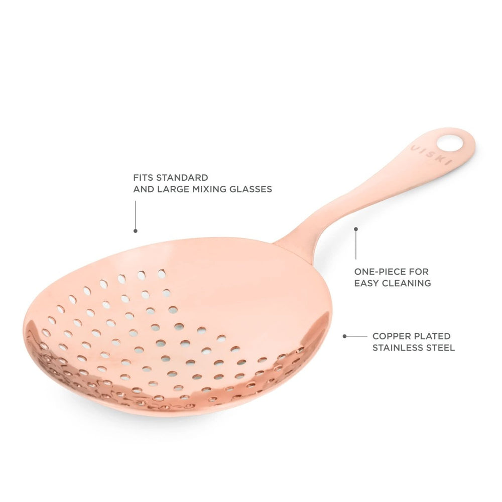 
                      
                        Viski Summit Julep Strainer, Copper - lily & onyx
                      
                    