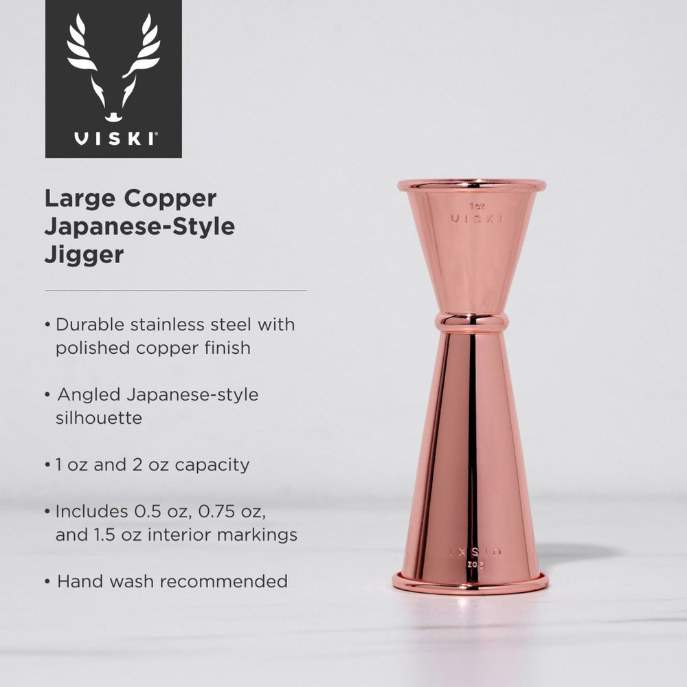 
                      
                        Viski Summit Large Japanese - Style Jigger, Copper - lily & onyx
                      
                    