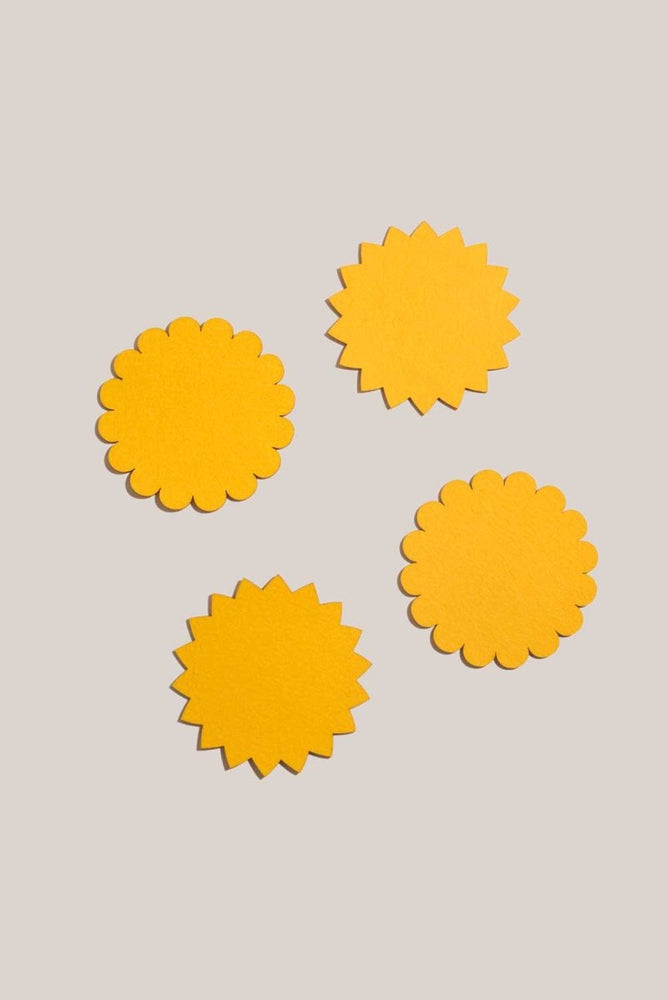 
                      
                        ATELIER SAUCIER Sunburst Felt Cocktail Napkins | Set of 4 - lily & onyx
                      
                    