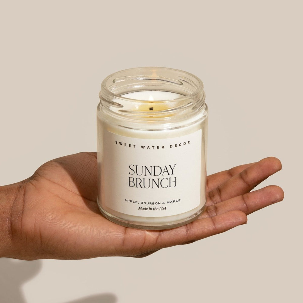 
                      
                        Sweet Water Decor Sunday Brunch Soy Candle - Clear Jar - 9 oz - lily & onyx
                      
                    