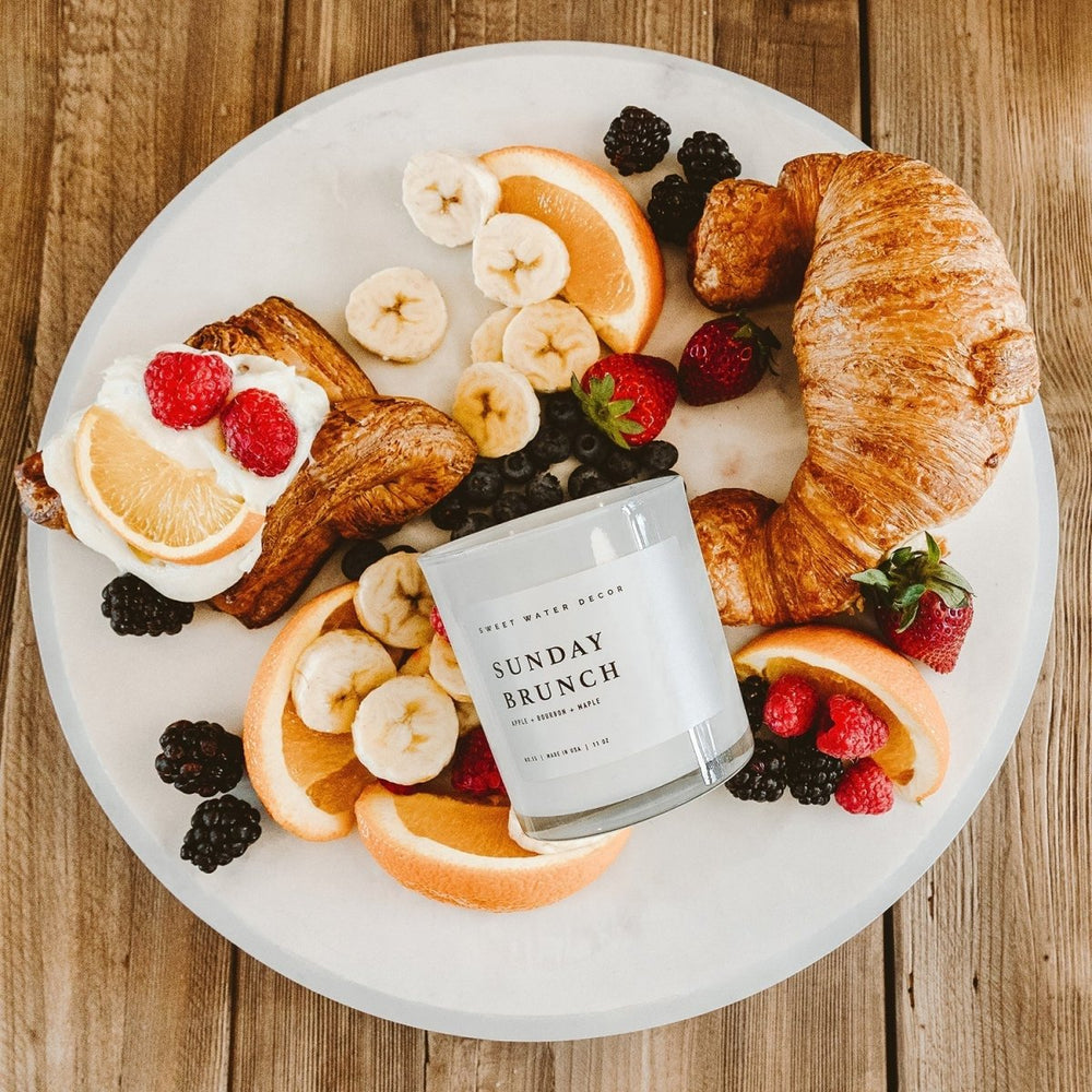 
                      
                        Sweet Water Decor Sunday Brunch Soy Candle - White Jar - 11 oz - lily & onyx
                      
                    