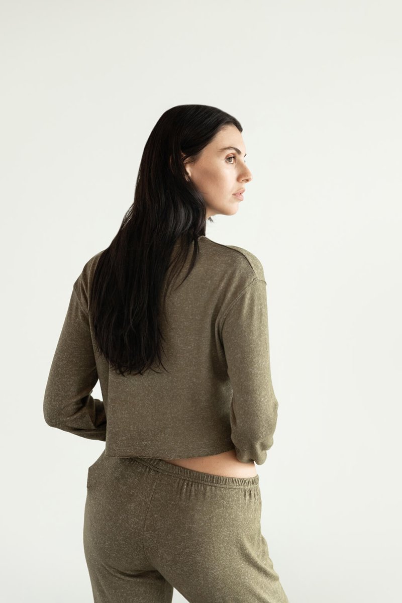 Sunday Citizen Cosset Cropped Sweatshirt