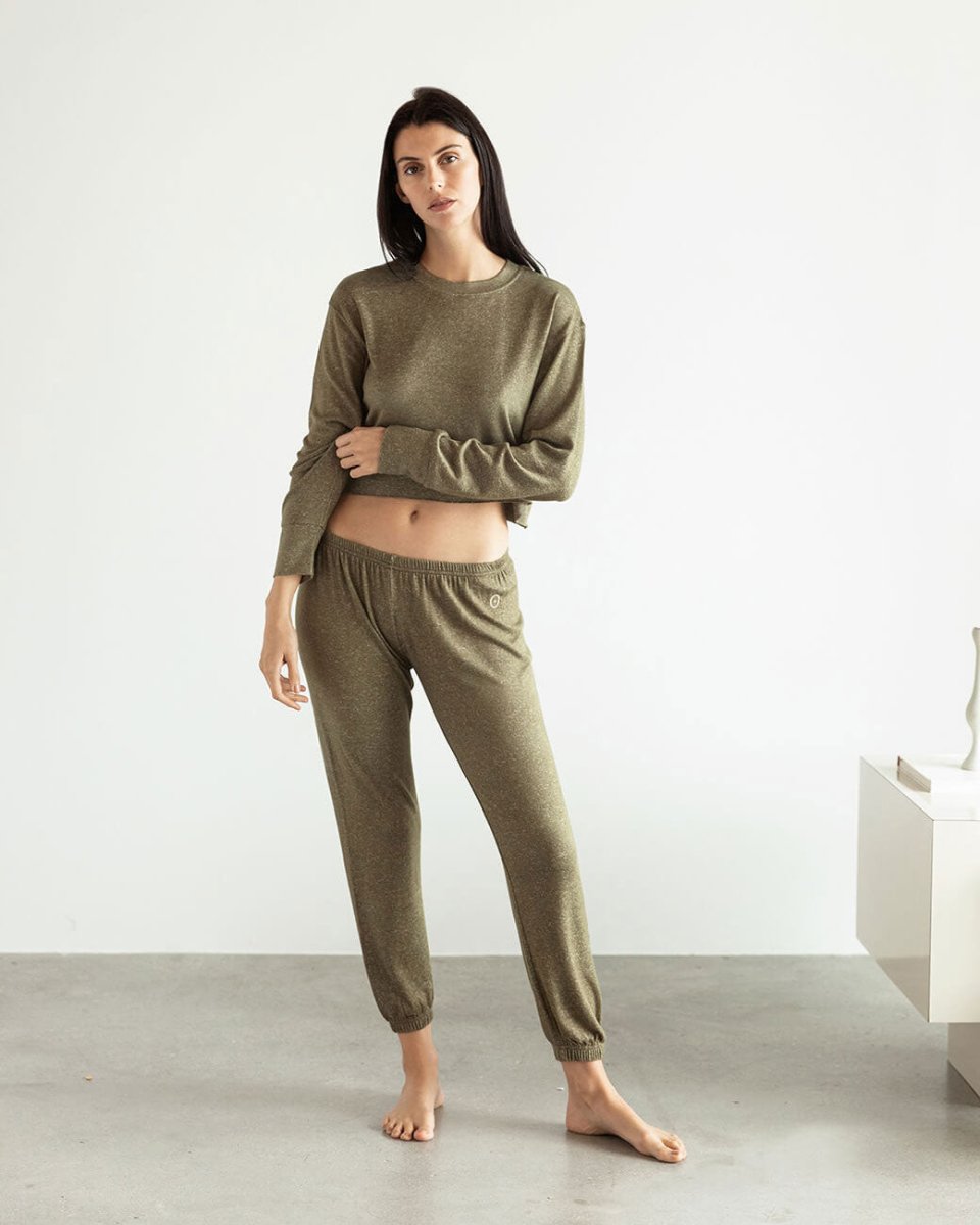 Sunday Citizen Cosset Cropped Sweatshirt