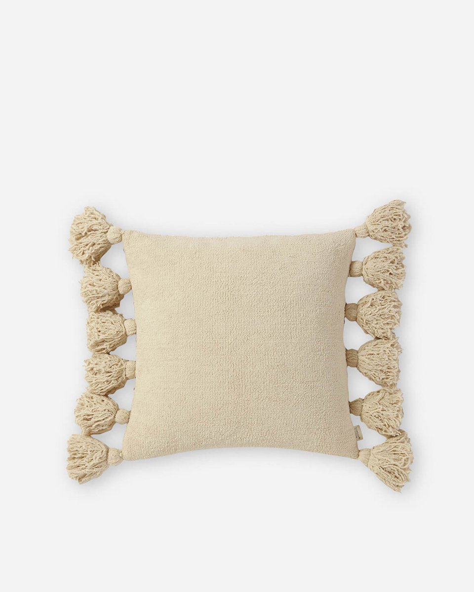 Sunday Citizen Pom Pom Throw Pillow - Memory Foam Microfiber Cushion