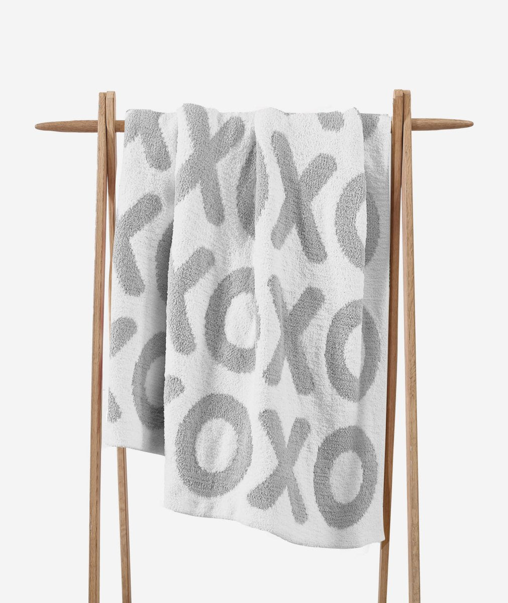 Sunday Citizen XOXO Double Layer Throw Blanket - Soft Snug Fabric | OEKO - TEX