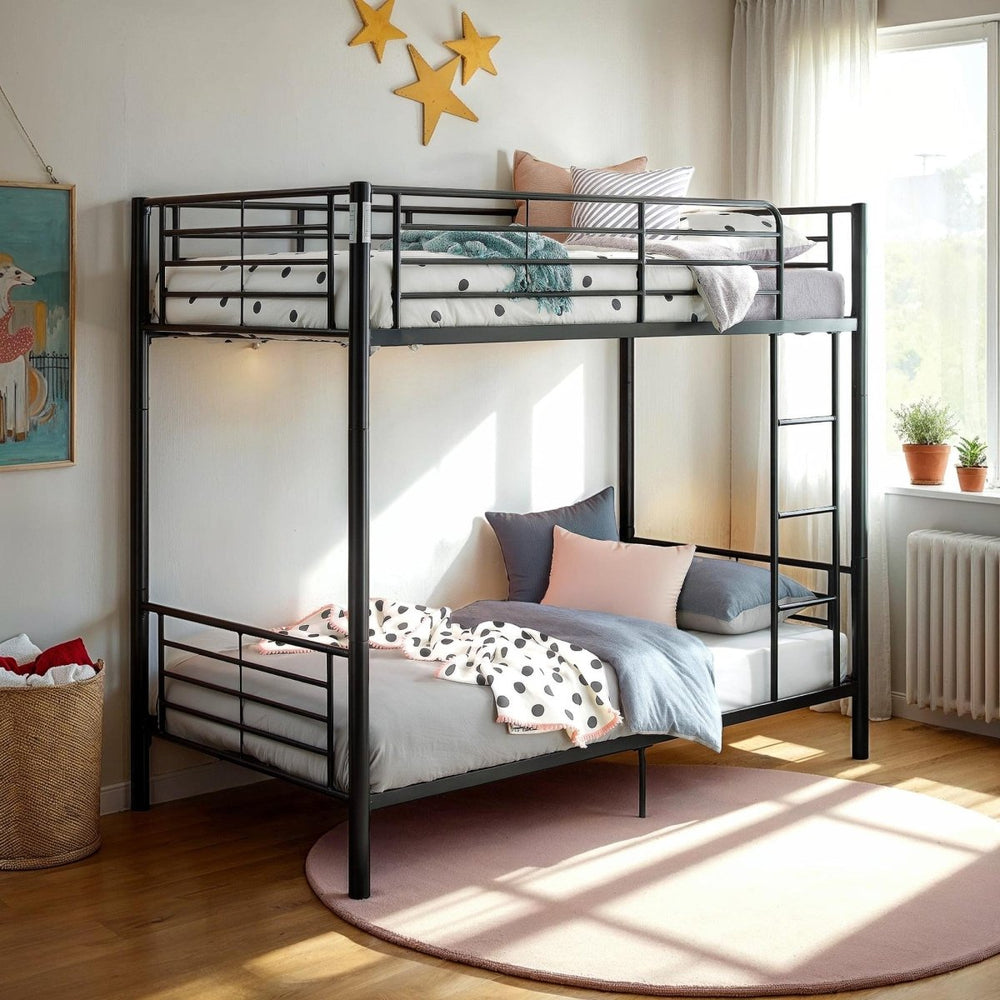 Walker Edison Sunset Twin Loft Bunk Bed - lily & onyx