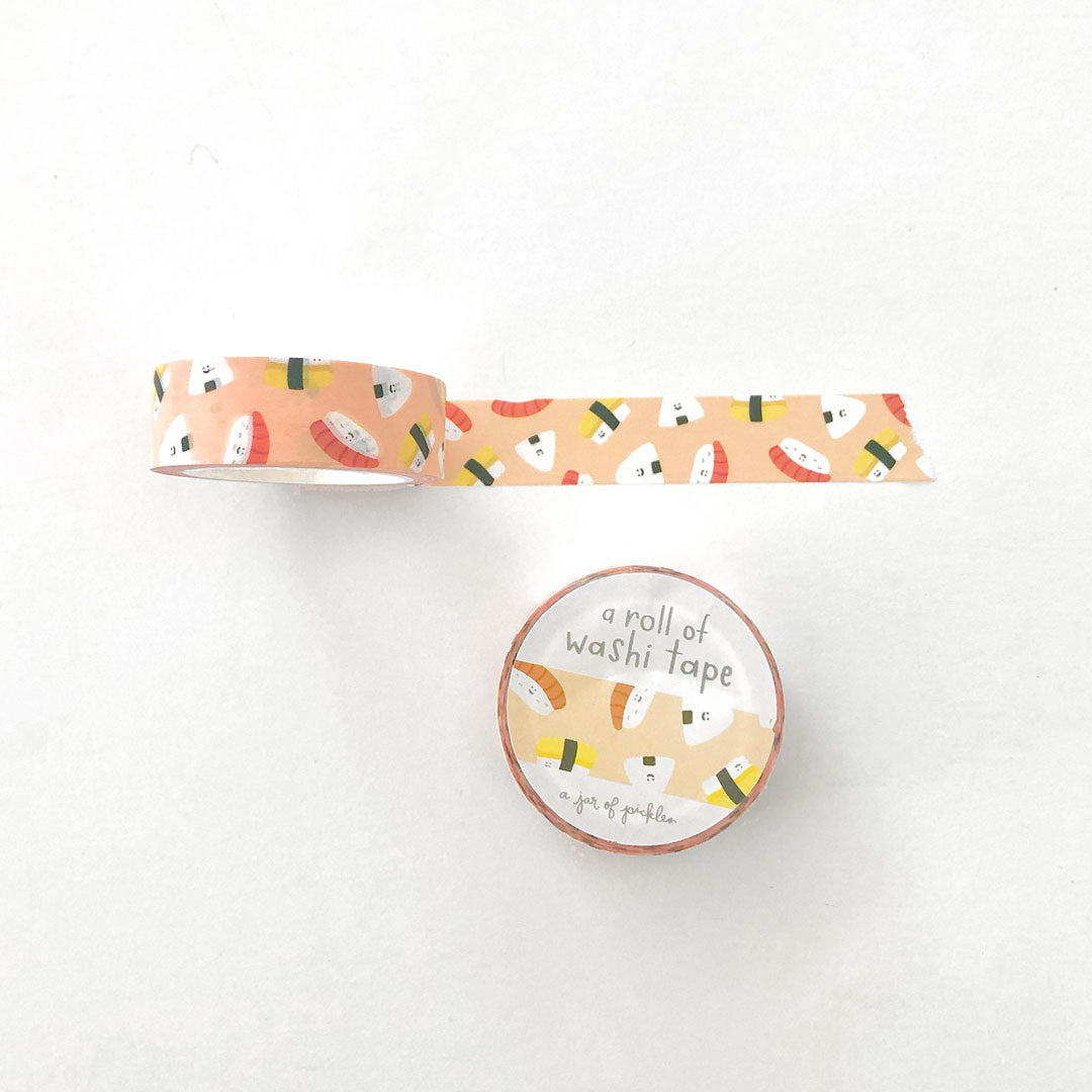 A Jar of Pickles Sushi Washi Tape