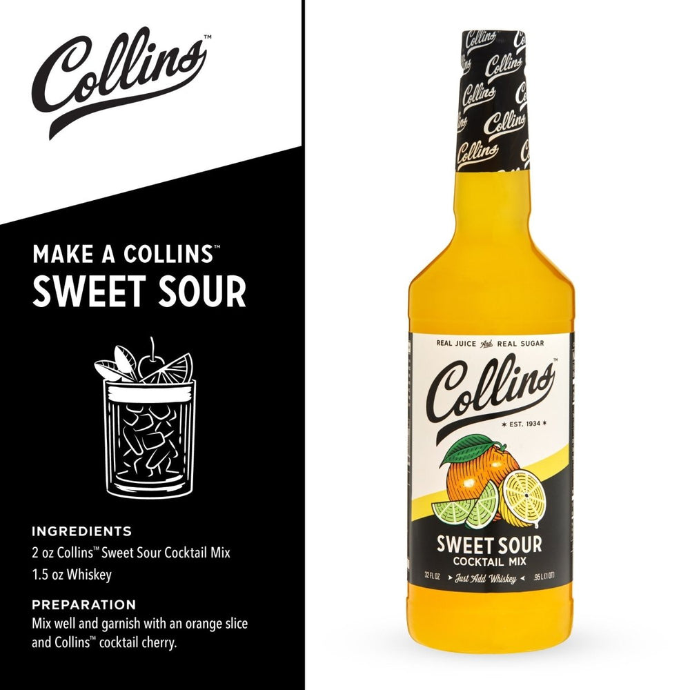 
                      
                        Collins Sweet & Sour Cocktail Mix, 32 oz - lily & onyx
                      
                    