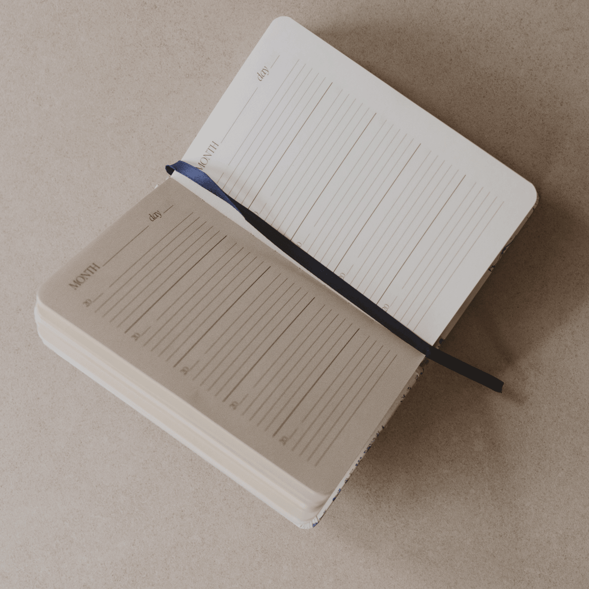 Sweet Water Decor Blue Delft One Line a Day Journal – 5 - Year Memory Journal with Gold Foil