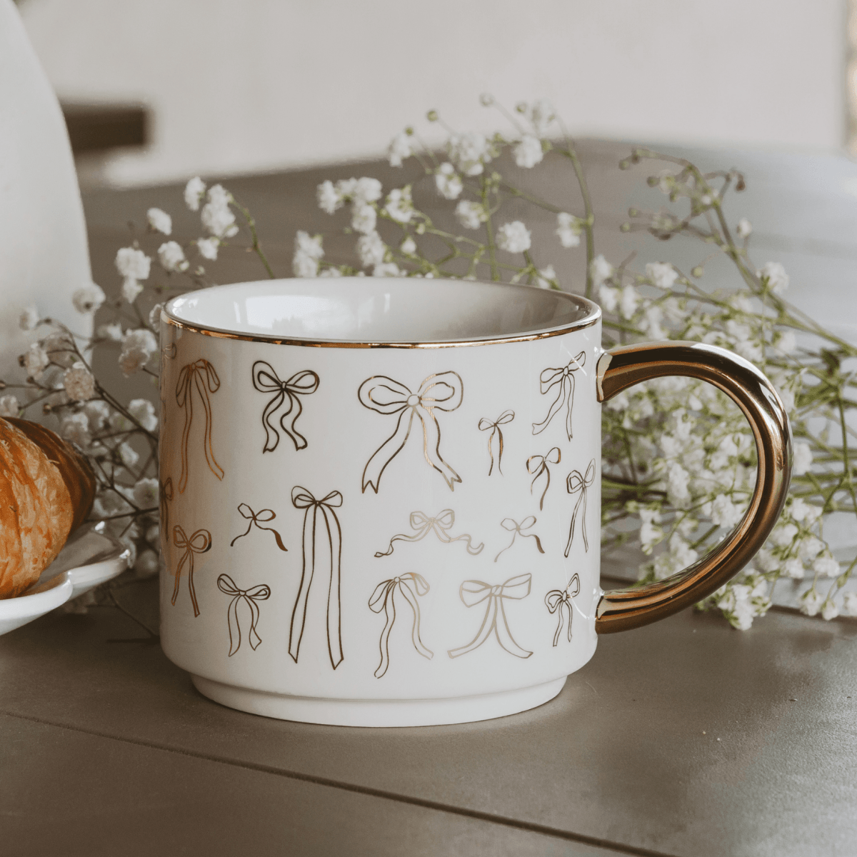 Sweet Water Decor Bows 14 oz Coffee Mug