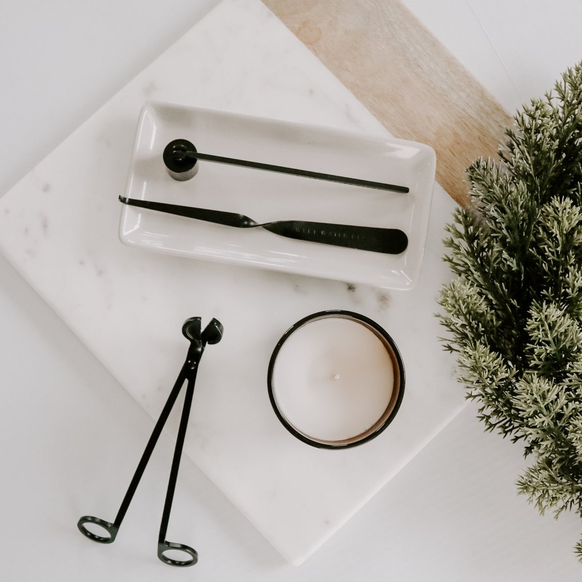 Sweet Water Decor Candle Care Tool Kit - Matte Black 3 - Piece Set with Pouch