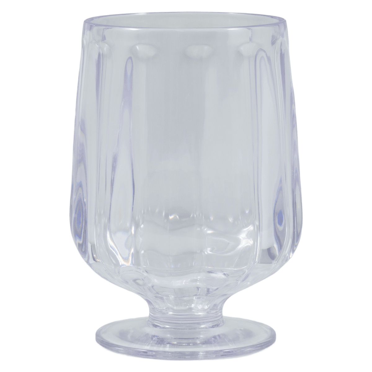 Sweet Water Decor Crystal Clear Plastic Cocktail Goblet Glass — 16oz, BPA - Free
