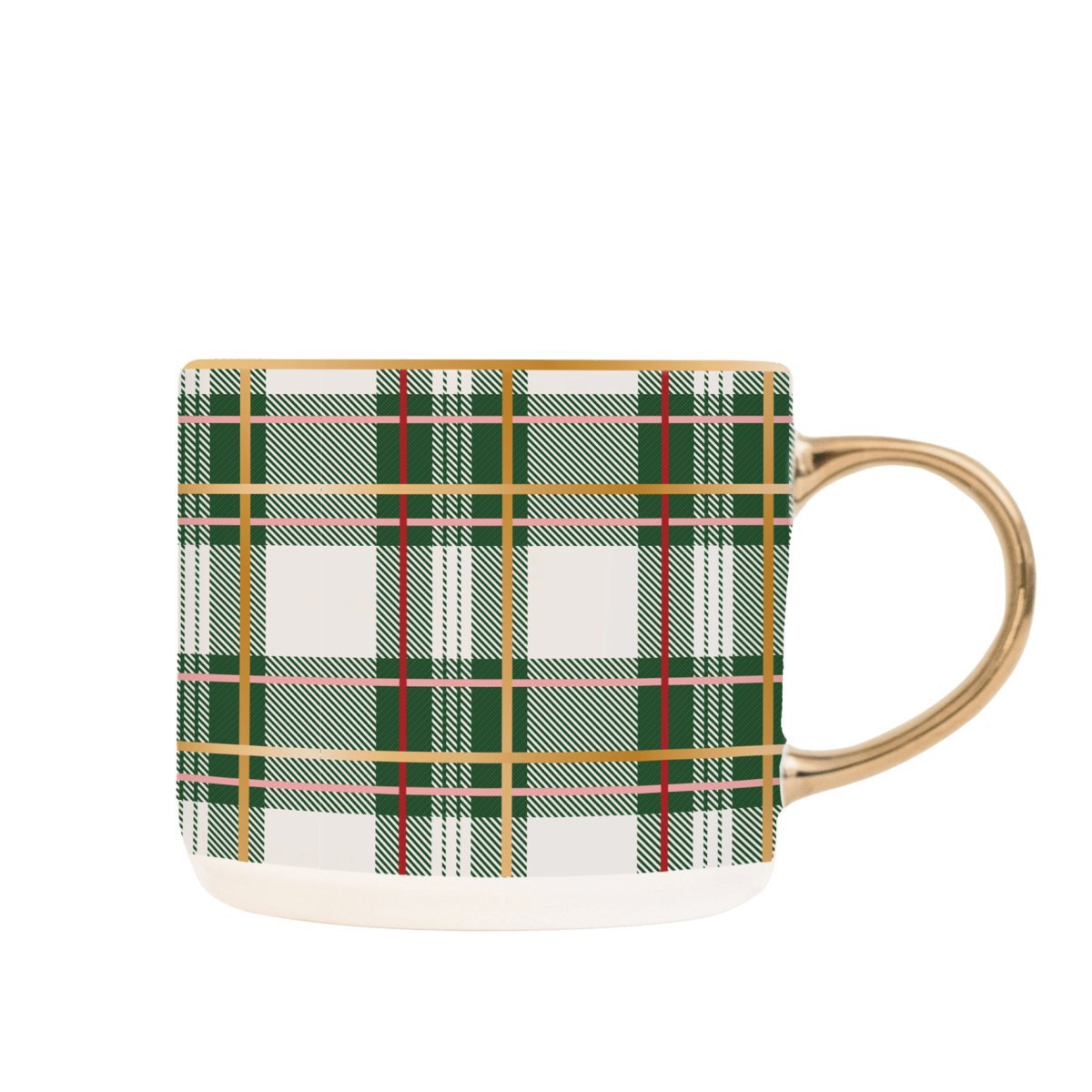 Sweet Water Decor Green Plaid Coffee Mug, 17 oz