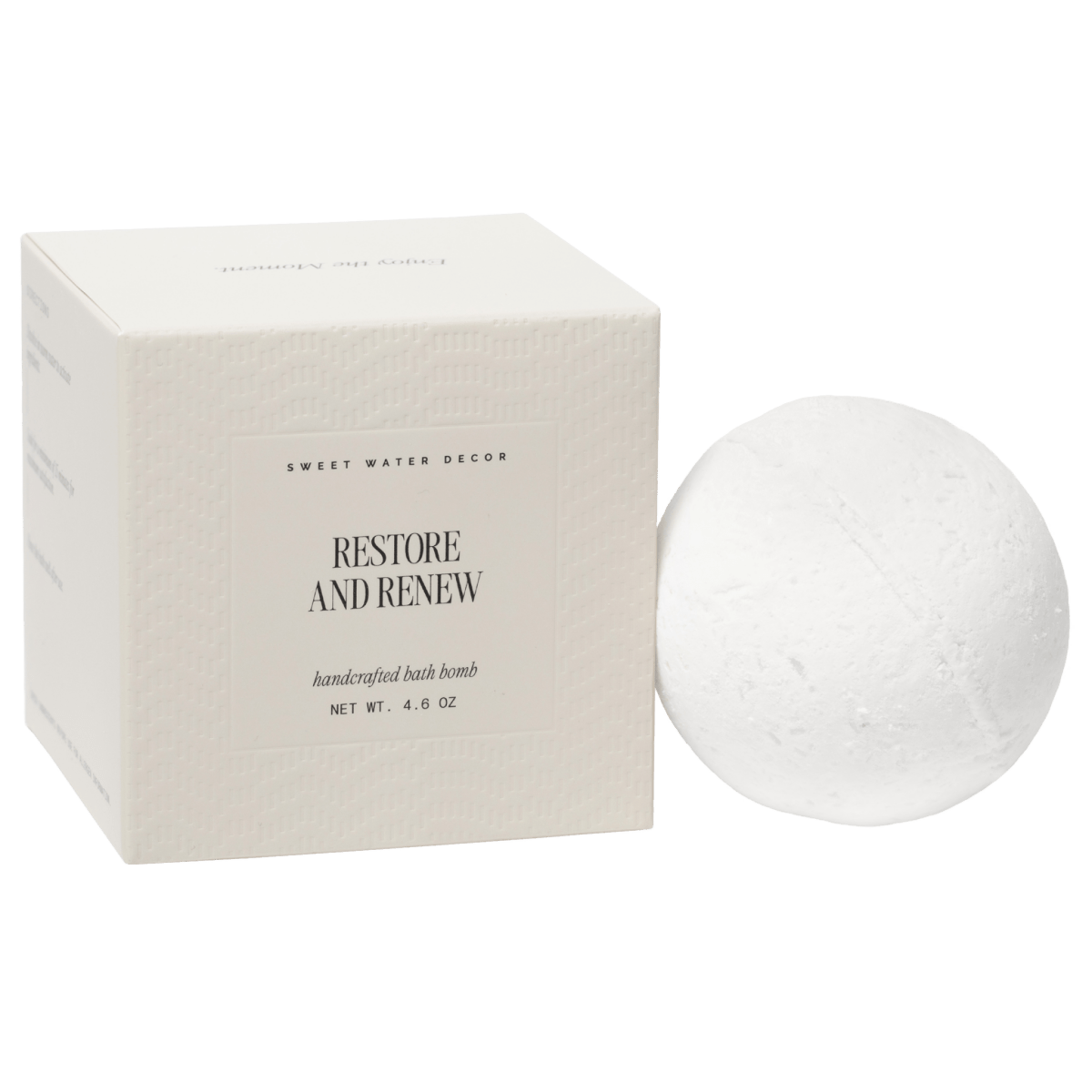 Sweet Water Decor Restore and Renew White Eucalyptus 4.6 oz Bath Bomb
