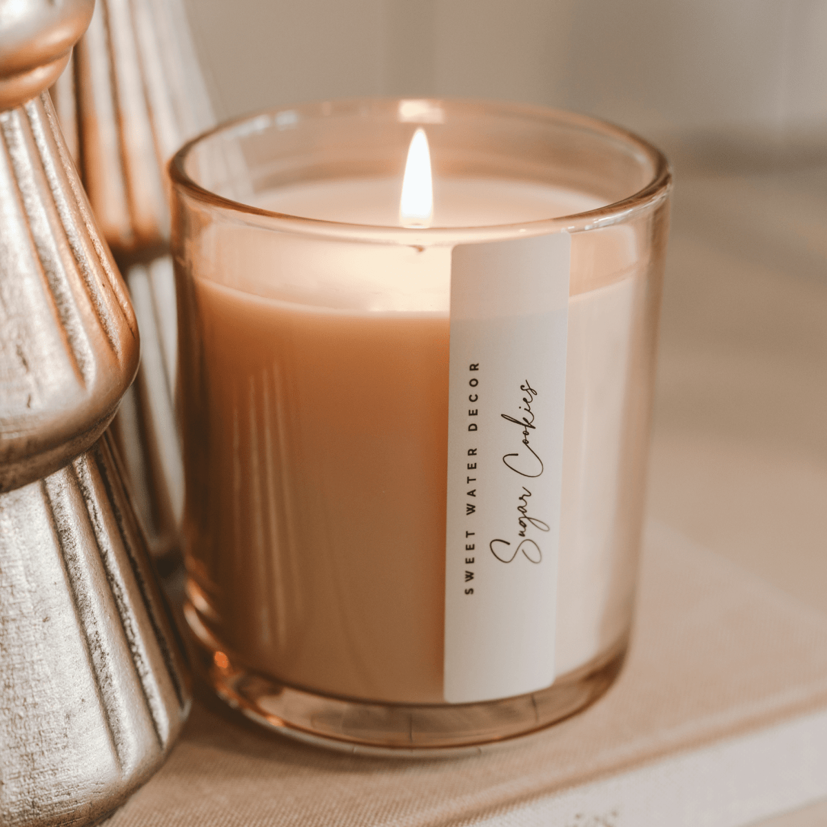 Sweet Water Decor Sugar Cookies Soy Candle - Tinted Glass Jar - 12 oz