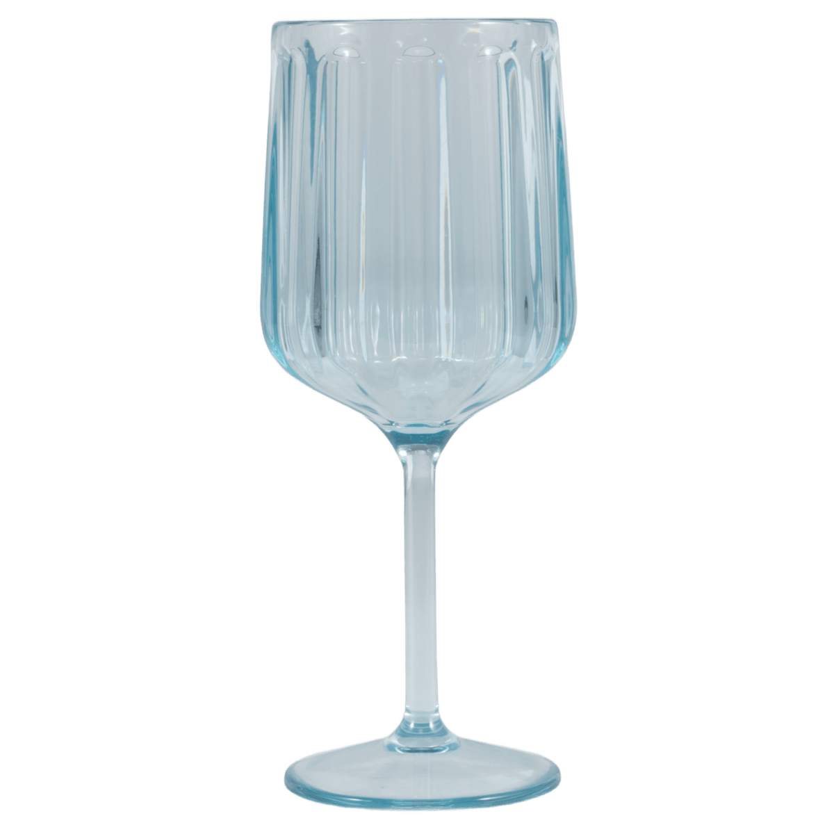 Sweet Water Decor Tinted Light Blue Plastic Wine Glass — 15oz, BPA - Free