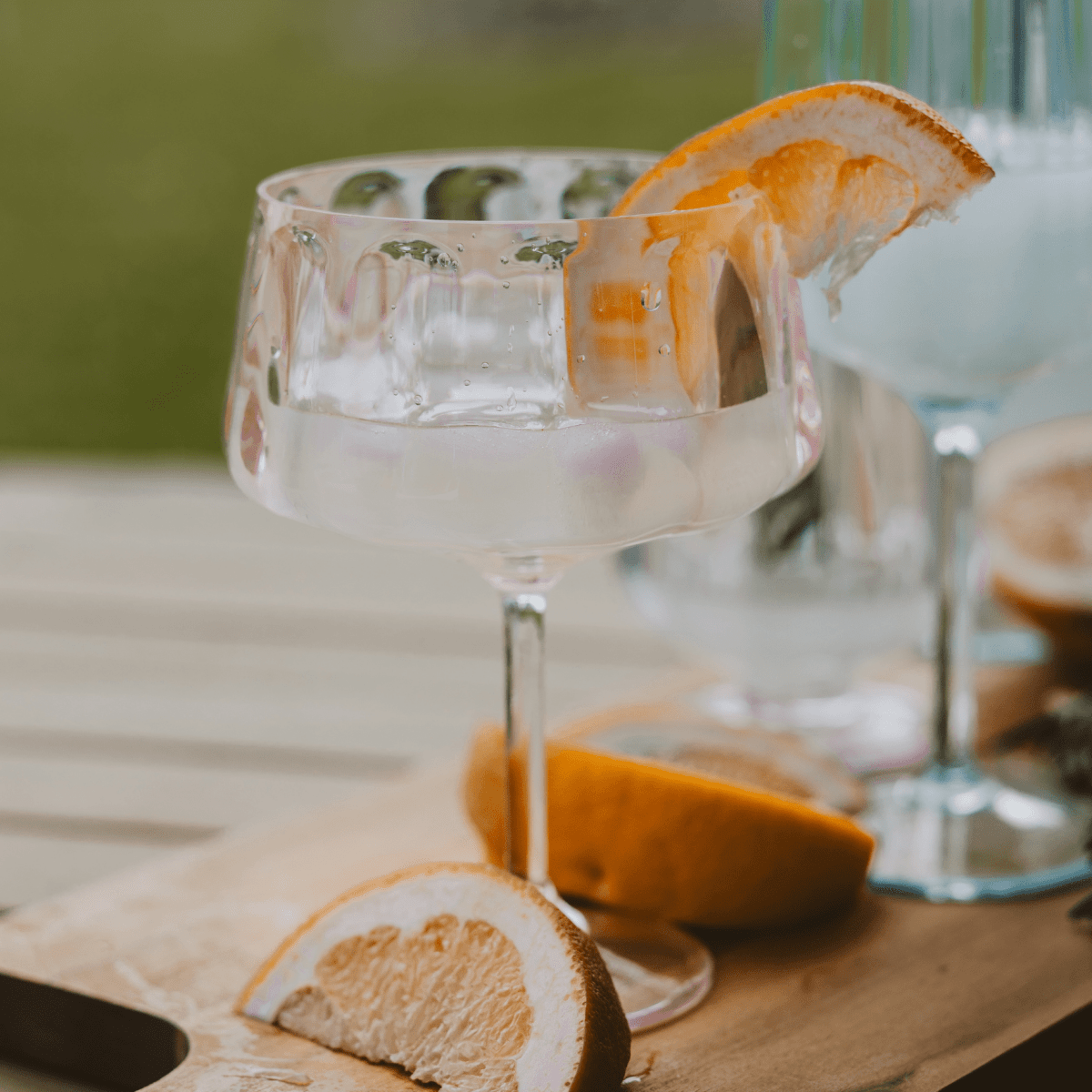 Sweet Water Decor Tinted Pink Plastic Coupe Glass — 15oz, BPA - Free