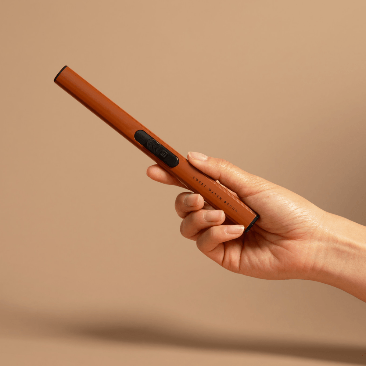 Sweet Water Decor USB Rechargeable Electric Arc Lighter - Burnt Orange Aluminum