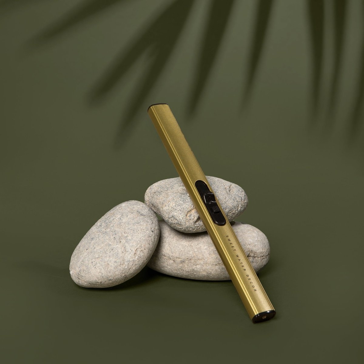 Sweet Water Decor USB Rechargeable Electric Arc Lighter - Gold Aluminum Alloy