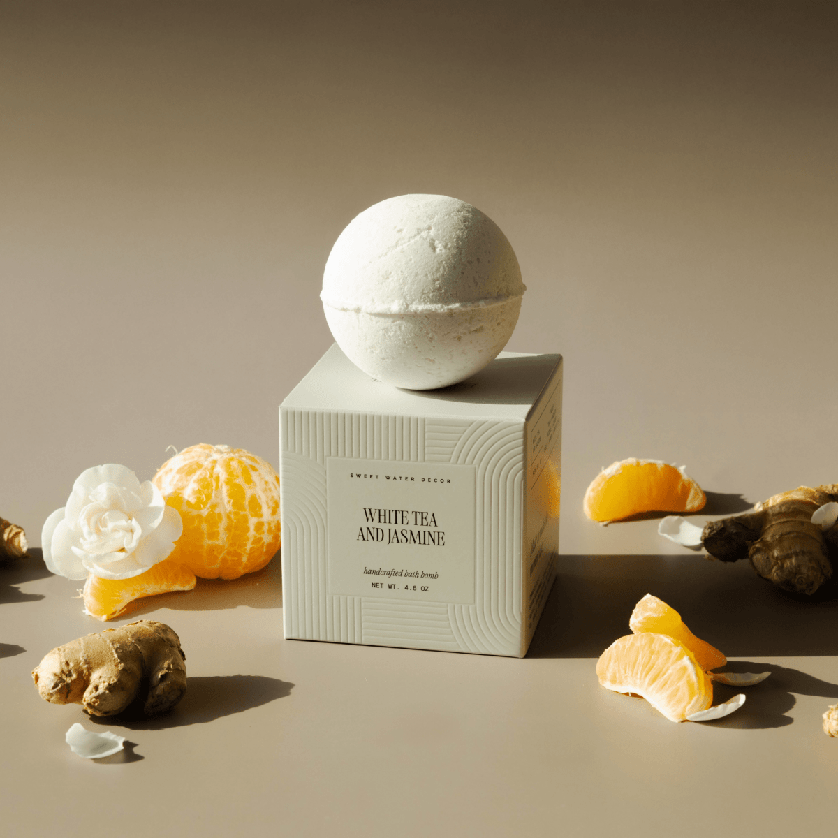 Sweet Water Decor White Tea and Jasmine 4.6 oz Bath Bomb