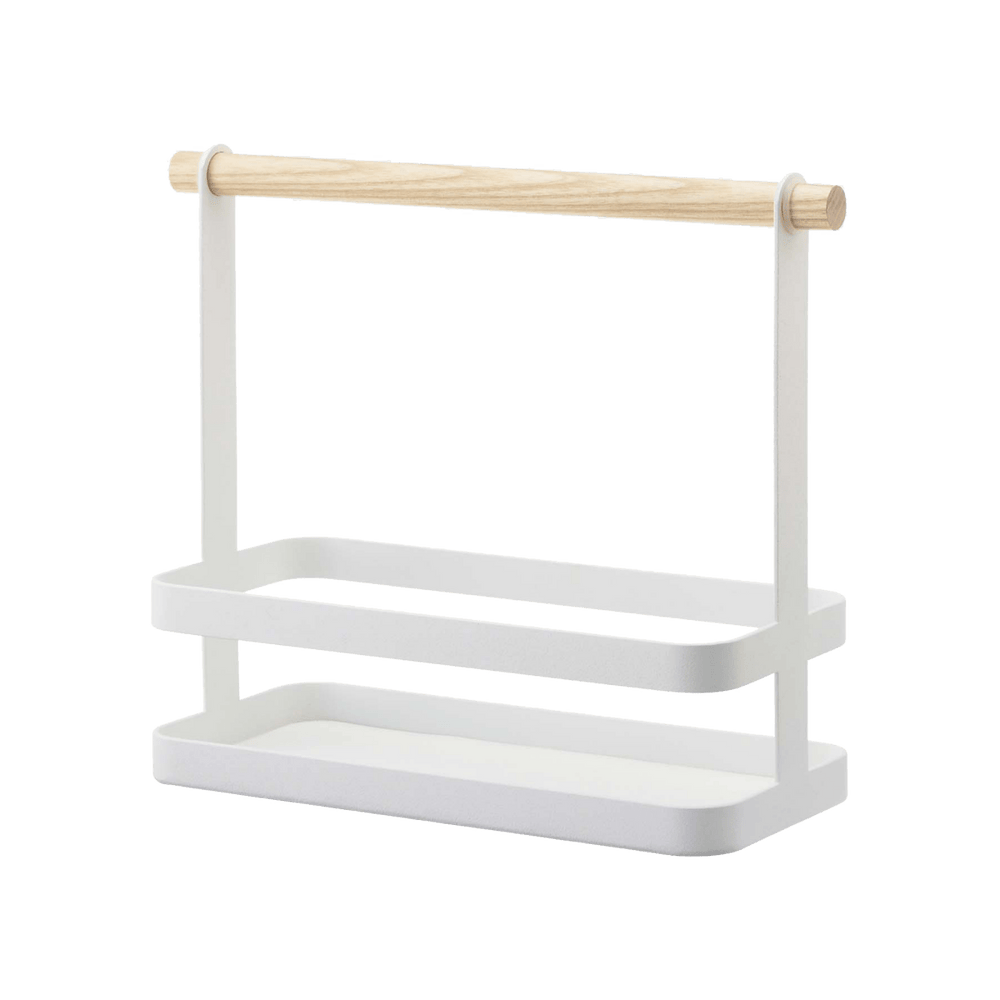 
                      
                        Yamazaki Home Tabletop Storage Caddy with Wood Handle - lily & onyx
                      
                    