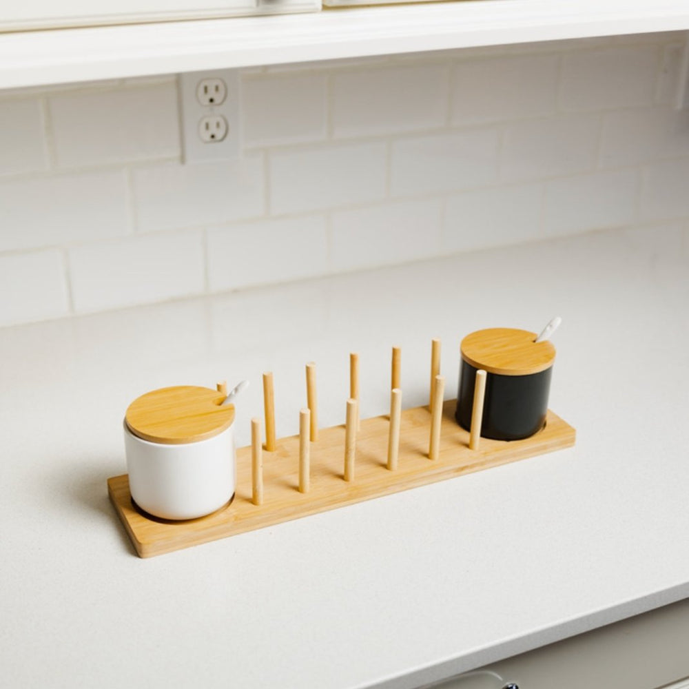 Bamboo Switch Taco Holder Set for 5 Tacos - lily & onyx