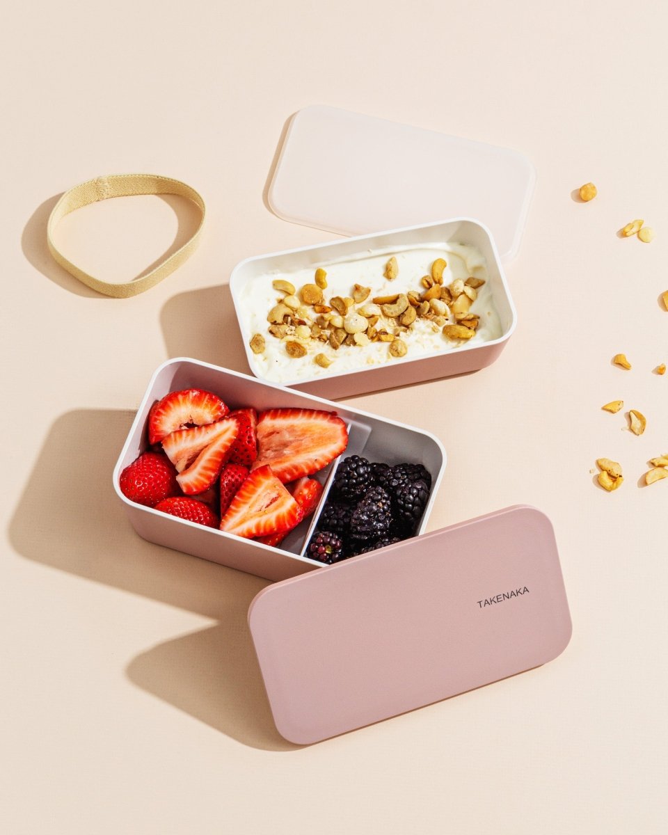 TAKENAKA TAKENAKA 33.8oz Two - Tier Stackable Bento Box - Recycled Plastic