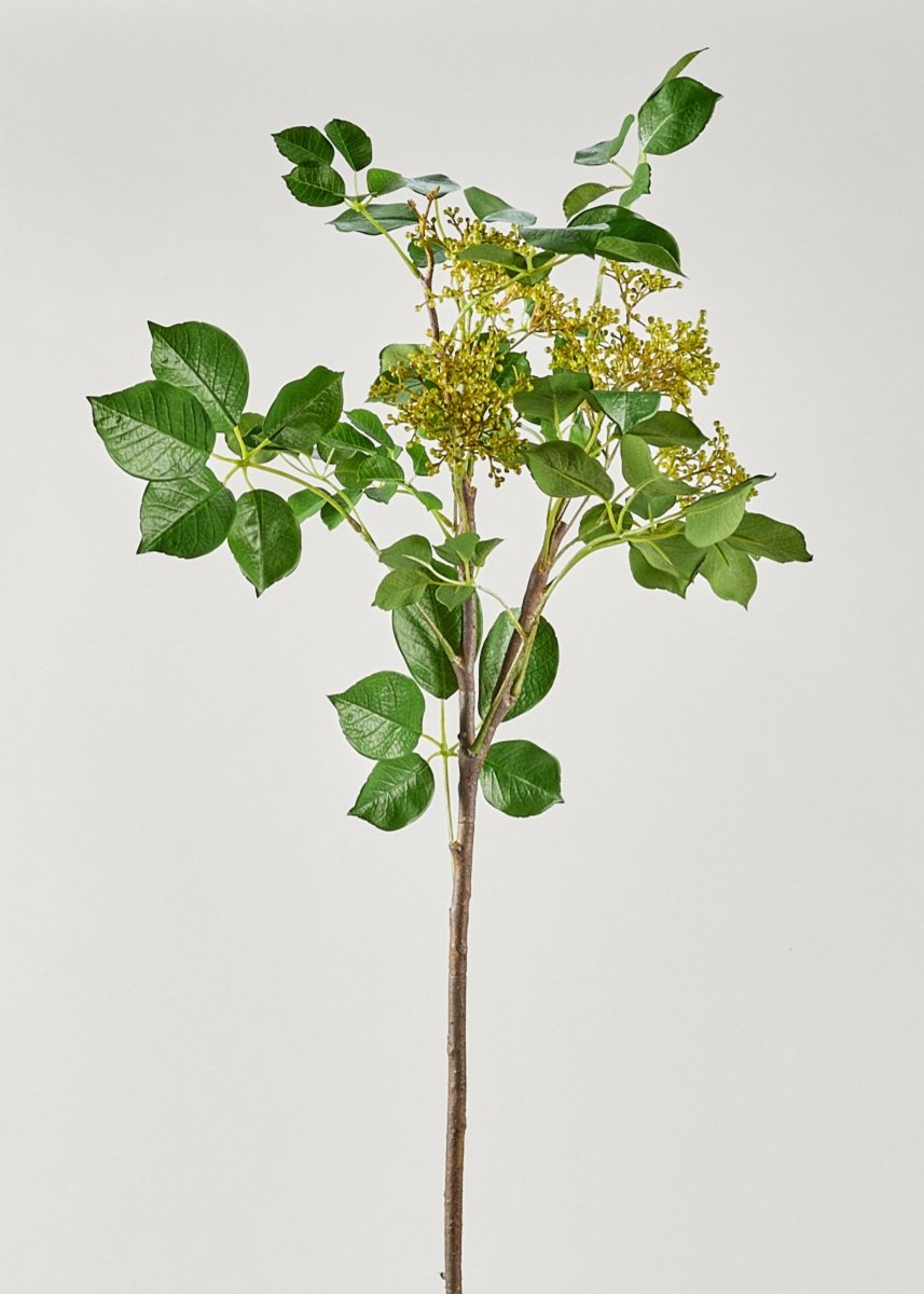 Afloral Tall Artificial Seeded Privet Branch, 46" - lily & onyx