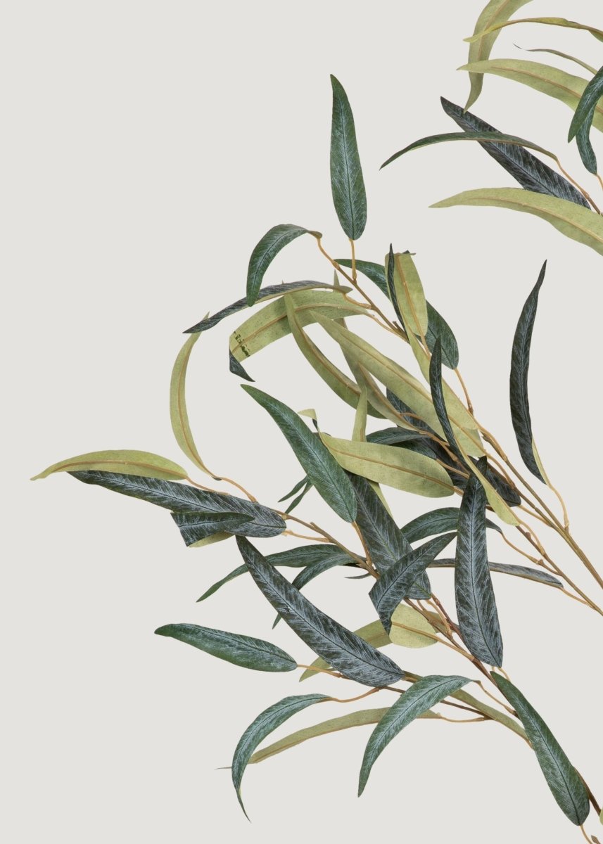 Afloral Tall Deluxe Willow Eucalyptus Fake Branch - 49" - lily & onyx
