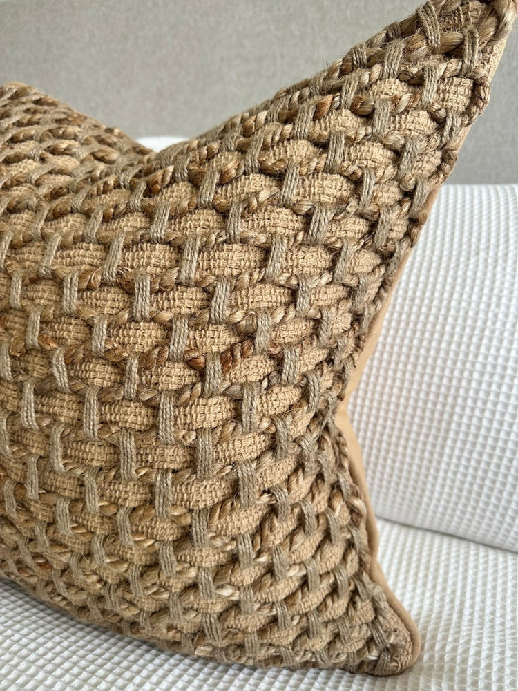 
                      
                        Busa Designs Tanah Braided Jute Pillow Cover
                      
                    