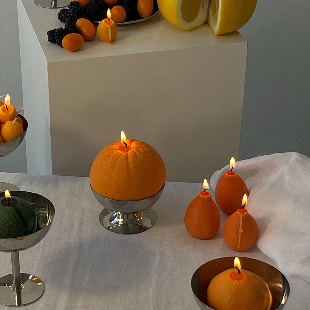 
                      
                        Scandles Tangerine Candle - lily & onyx
                      
                    