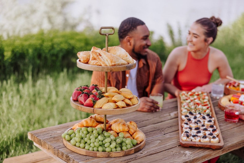 
                      
                        Picnic Time Family of Brands Tapas 3 Tier Serving Tray - lily & onyx
                      
                    