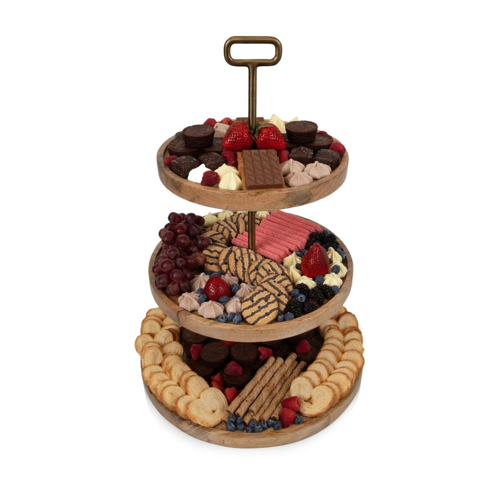 
                      
                        Picnic Time Family of Brands Tapas 3 Tier Serving Tray - lily & onyx
                      
                    