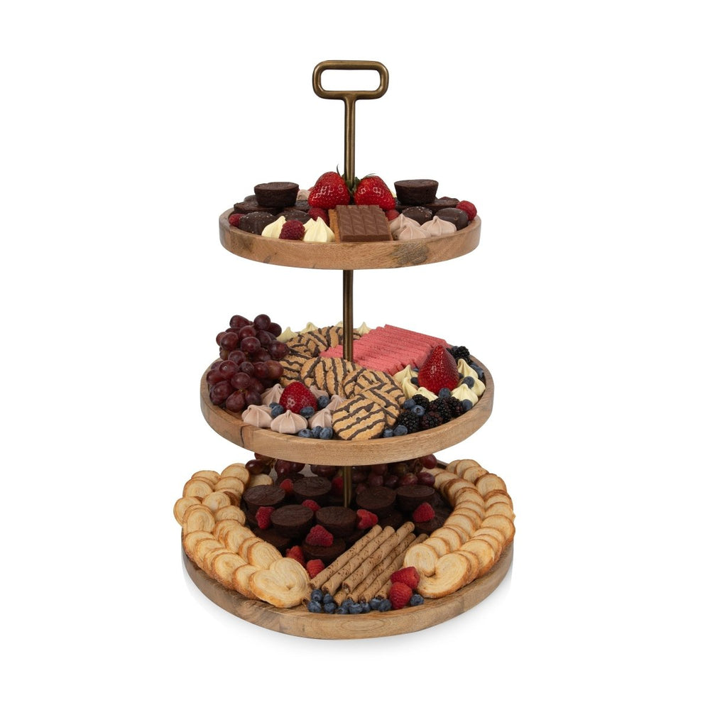
                      
                        Picnic Time Family of Brands Tapas 3 Tier Serving Tray - lily & onyx
                      
                    