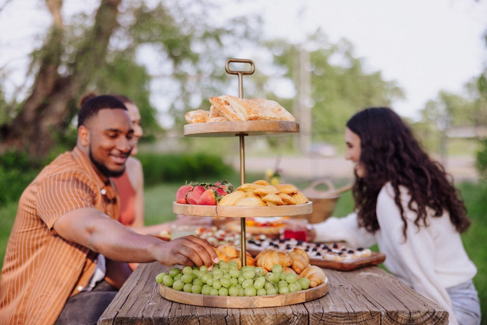 
                      
                        Picnic Time Family of Brands Tapas 3 Tier Serving Tray - lily & onyx
                      
                    